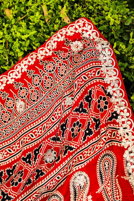 Designer Saree, Red Designer Saree, Saree