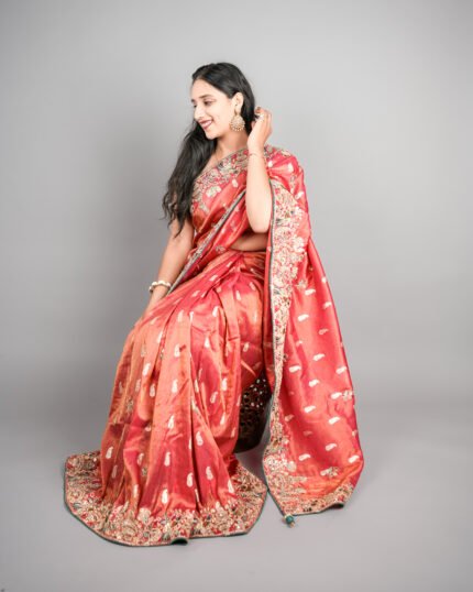 silk saree, bridal saree, designer wedding saree