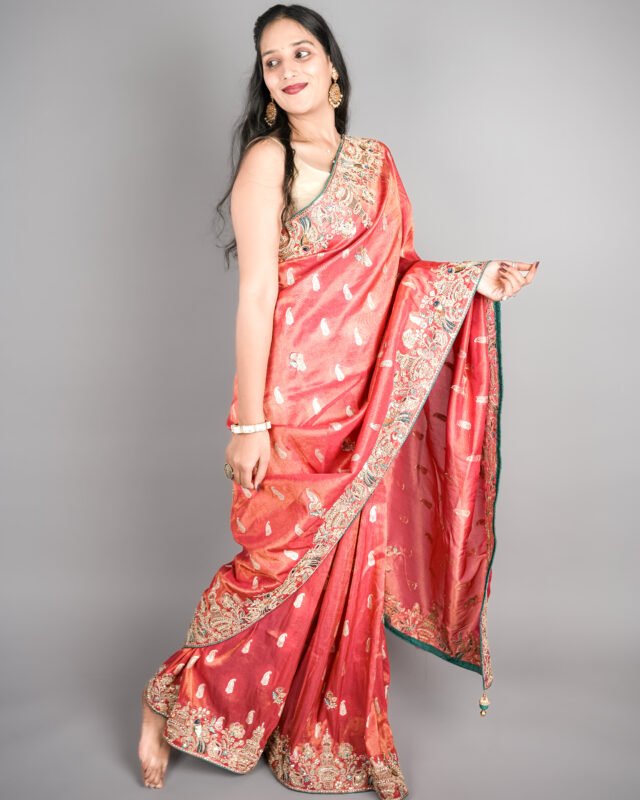 silk saree, bridal saree, designer wedding saree